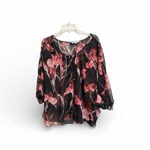 Jennifer Lopez  Black and Pink Women's Top